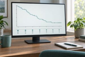 how to read a kaplan meier curve