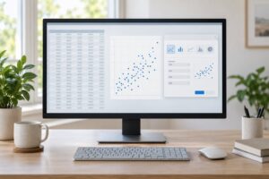 how to create a scatterplot in spss