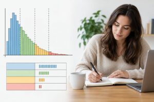 how to split a continuous variable into groups
