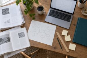 how to write a conceptual framework with variables
