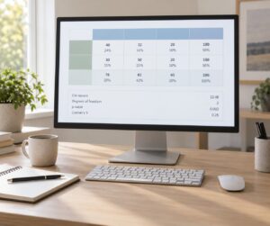 how to read a crosstab table in spss
