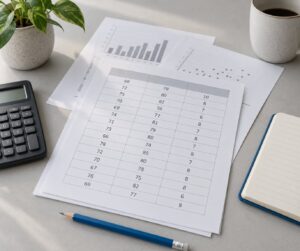 how to analyze pre and post test data