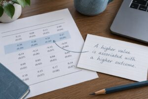 how to interpret regression coefficients in plain english