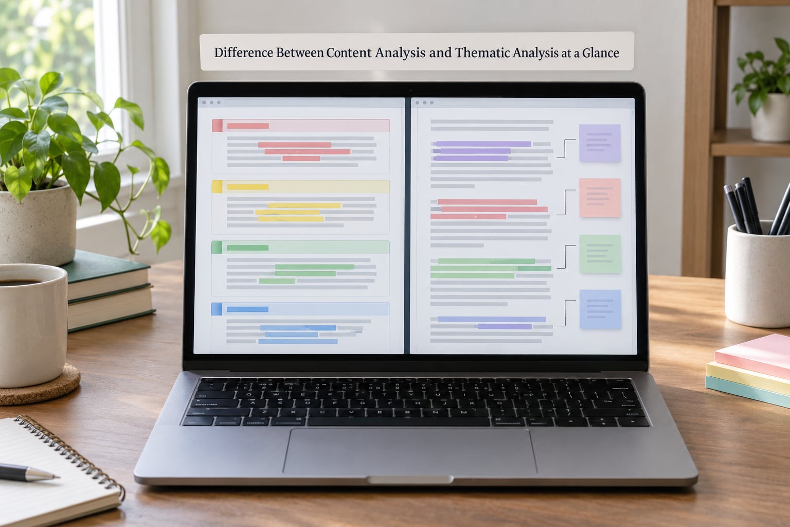 Difference Between Content Analysis and Thematic Analysis at a Glance