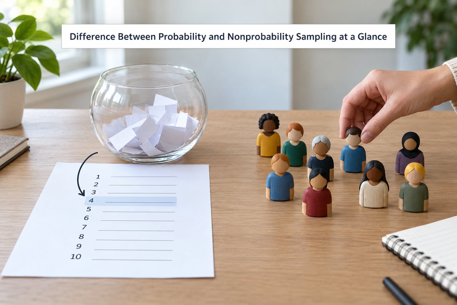 Difference Between Probability and Nonprobability Sampling at a Glance
