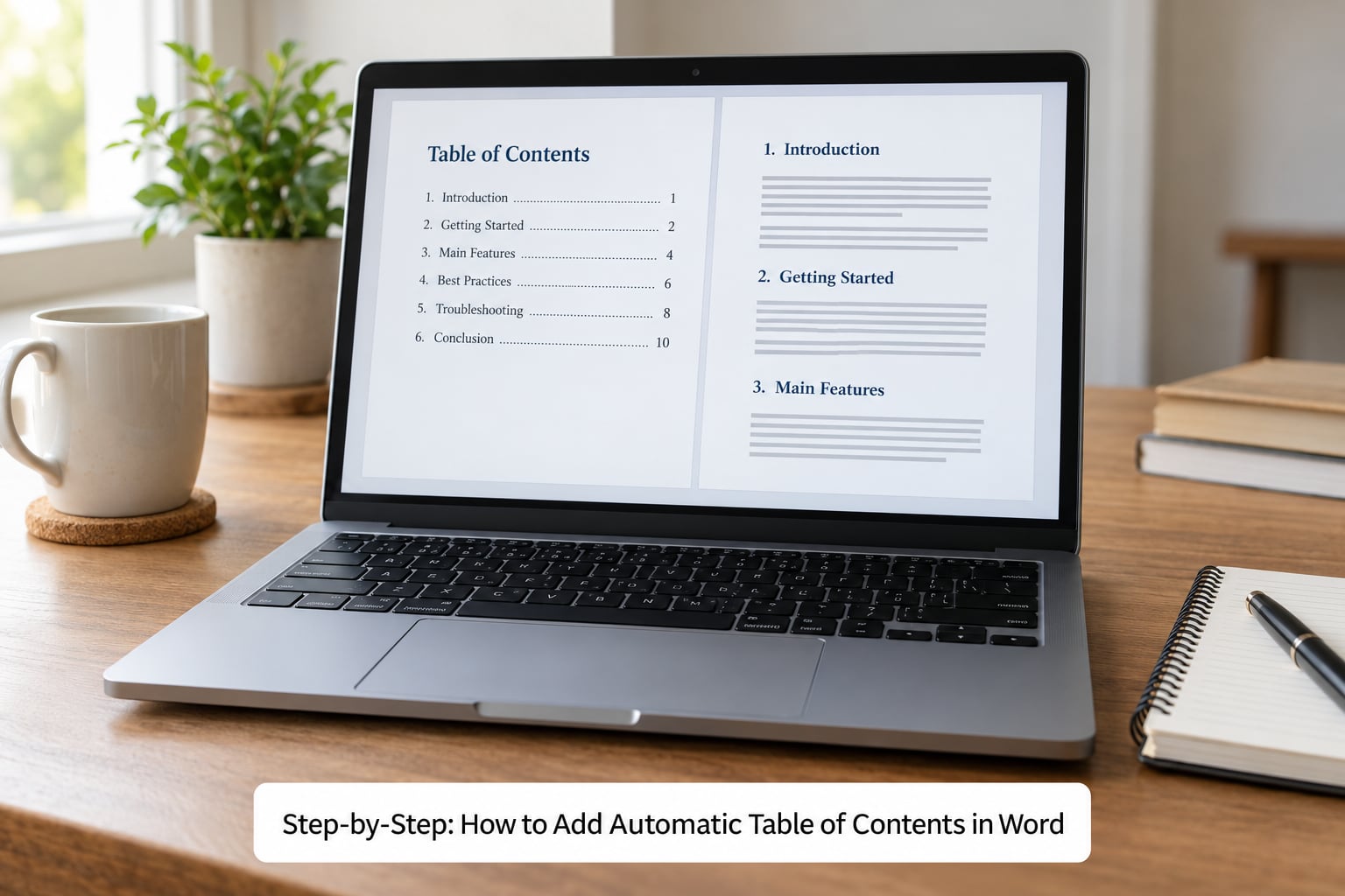 Step-by-Step: How to Add Automatic Table of Contents in Word