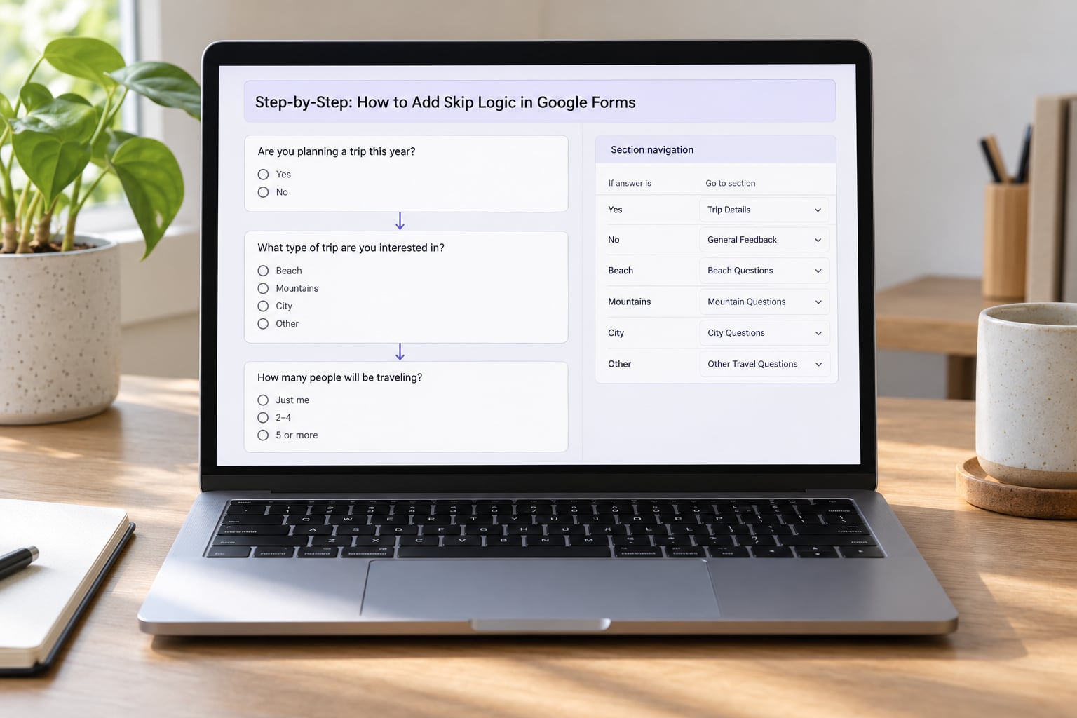 Step-by-Step: How to Add Skip Logic in Google Forms