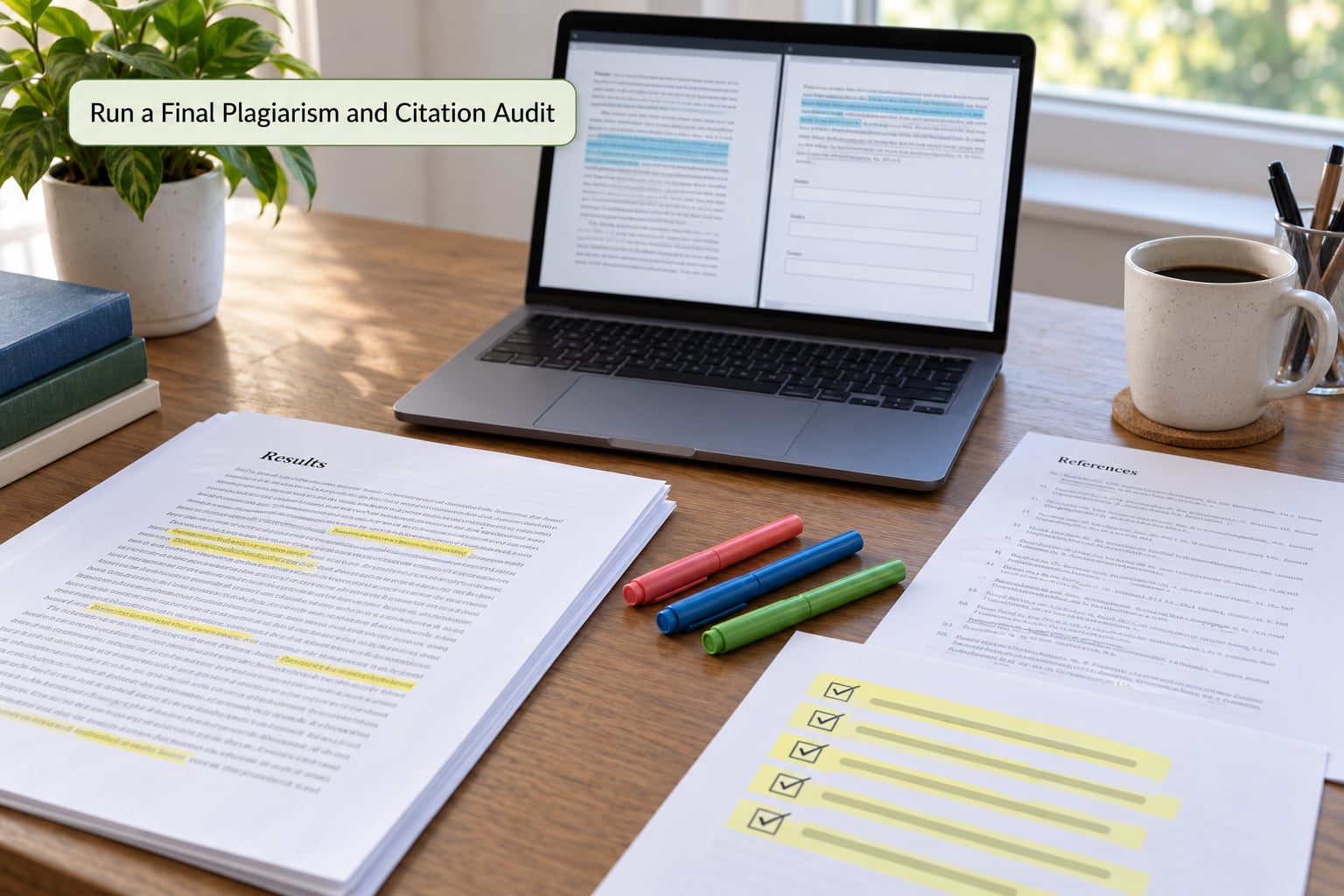 Run a Final Plagiarism and Citation Audit