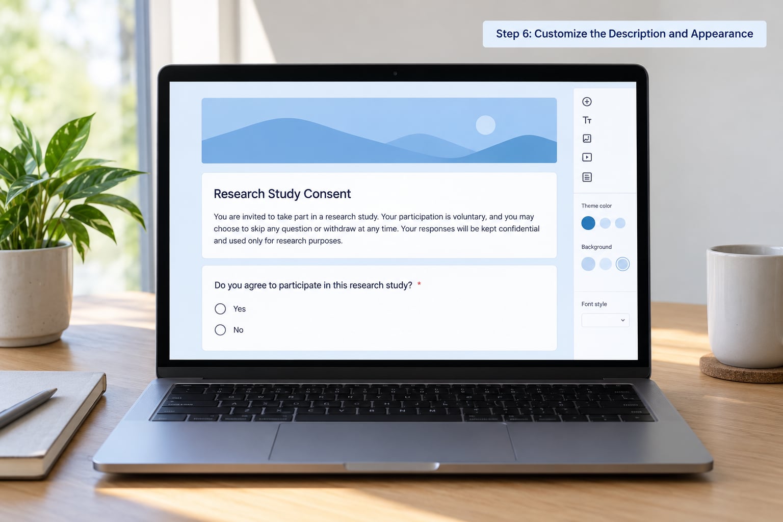 Step 6: Customize the Description and Appearance