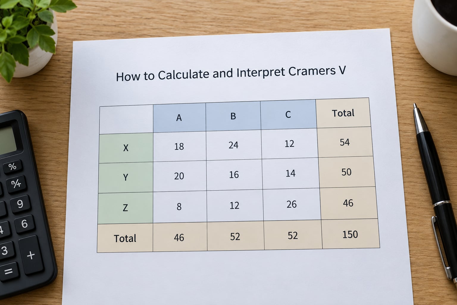 How to Calculate and Interpret Cramers V