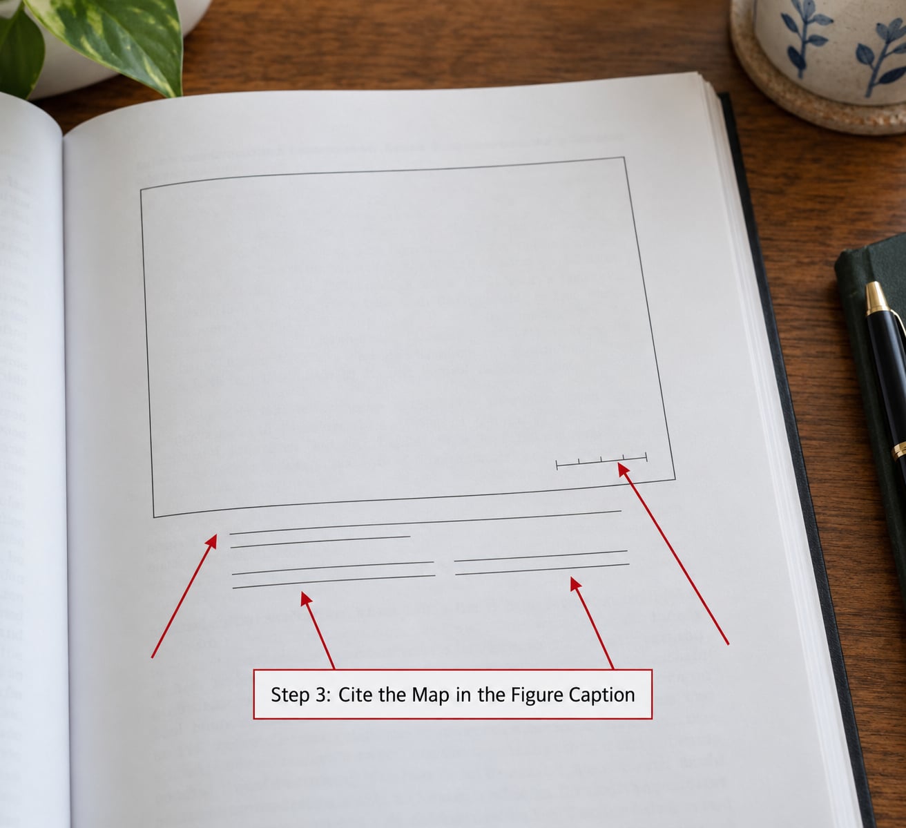 Step 3: Cite the Map in the Figure Caption