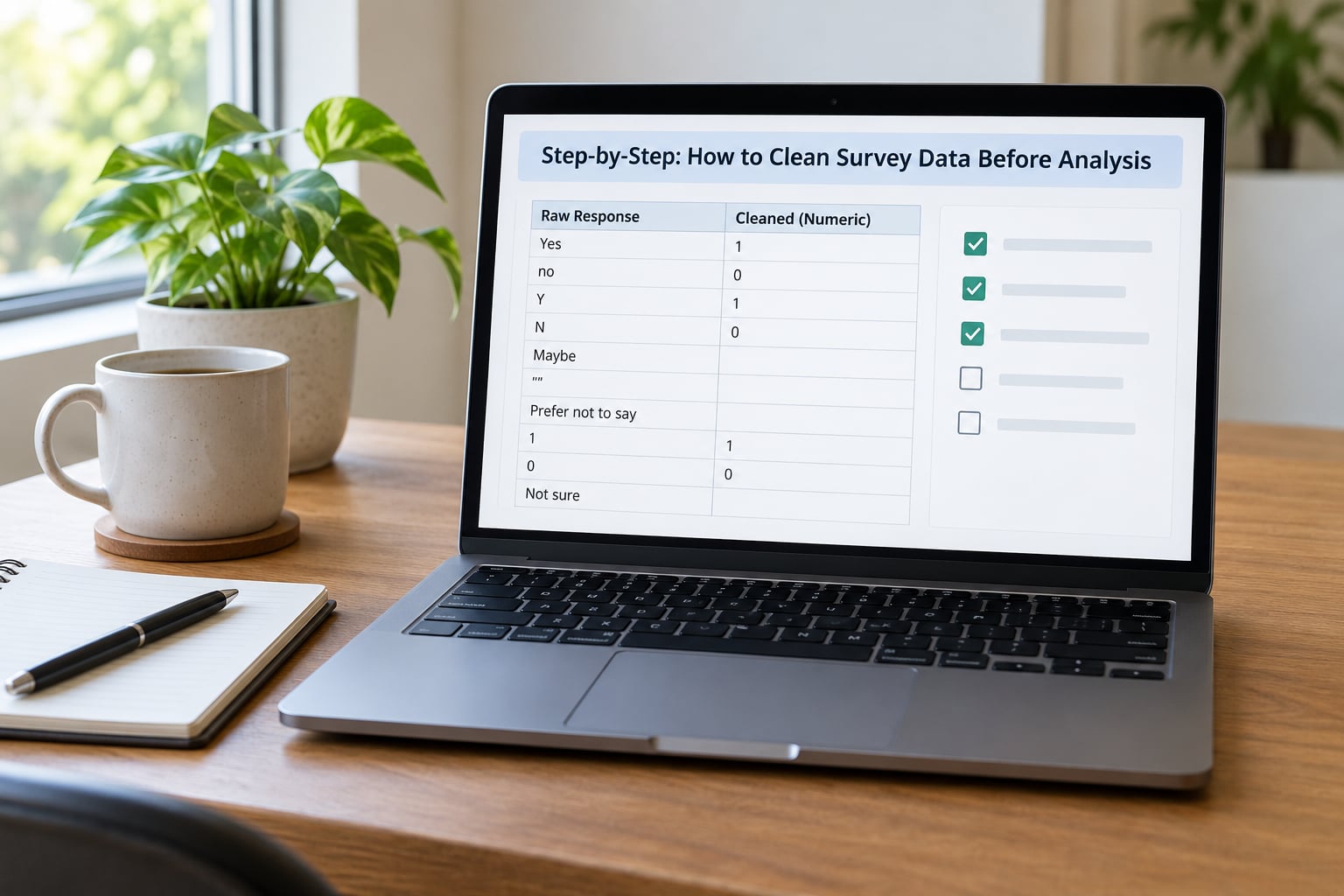 Step-by-Step: How to Clean Survey Data Before Analysis