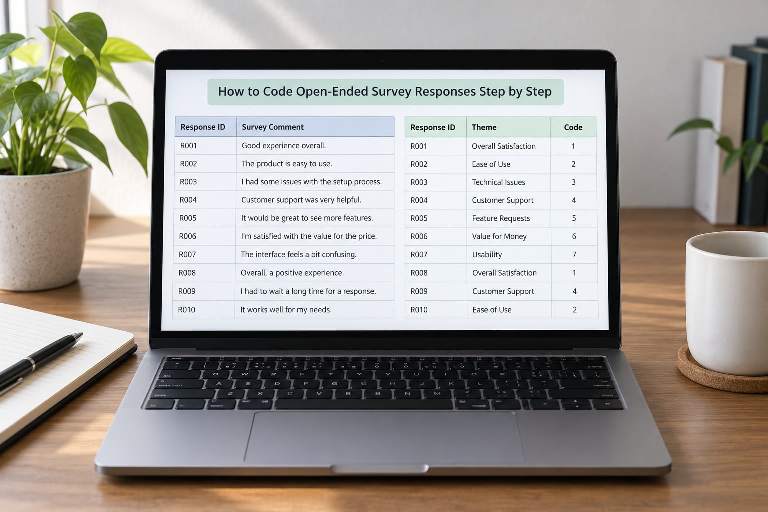 How to Code Open-Ended Survey Responses Step by Step