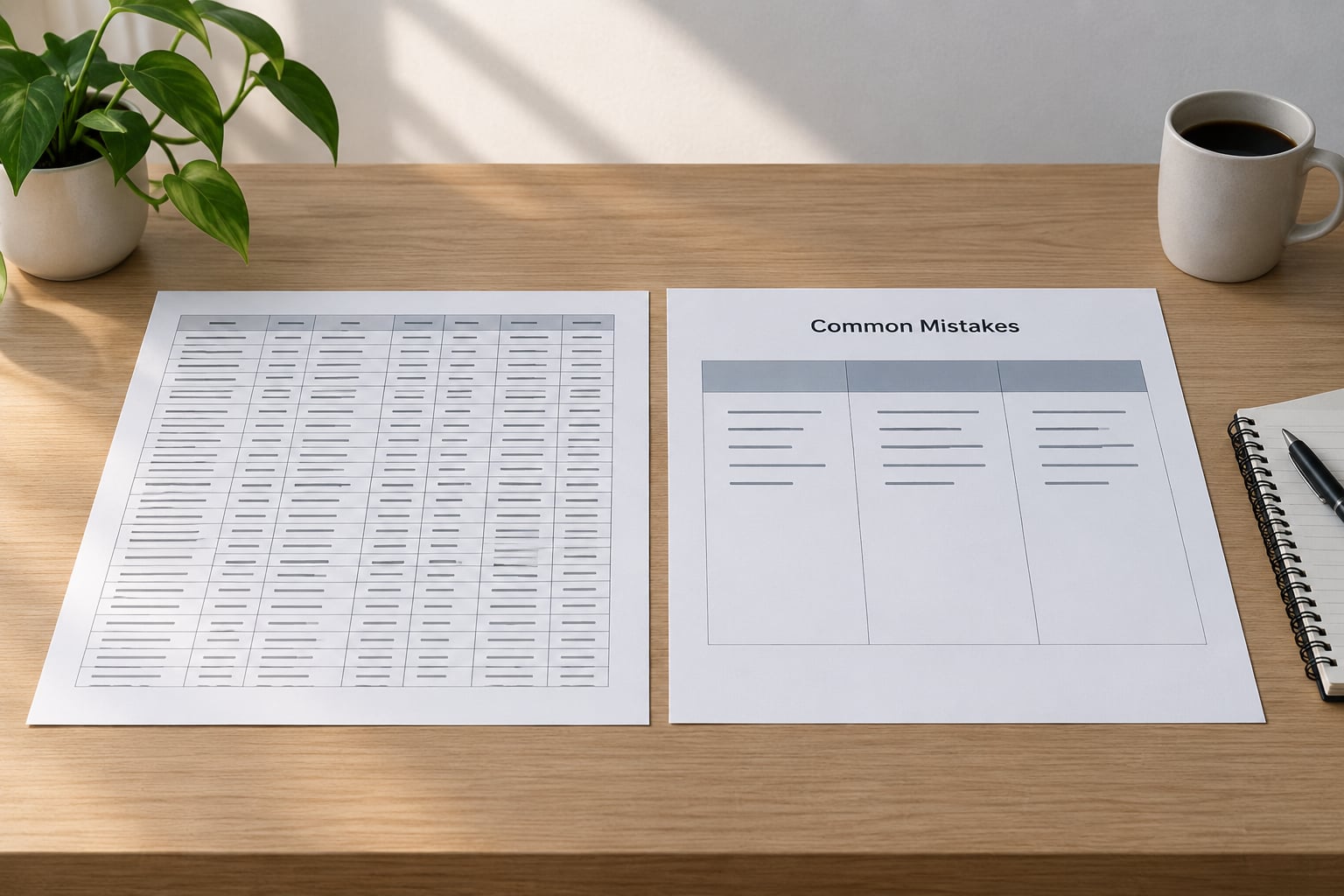 Common Mistakes