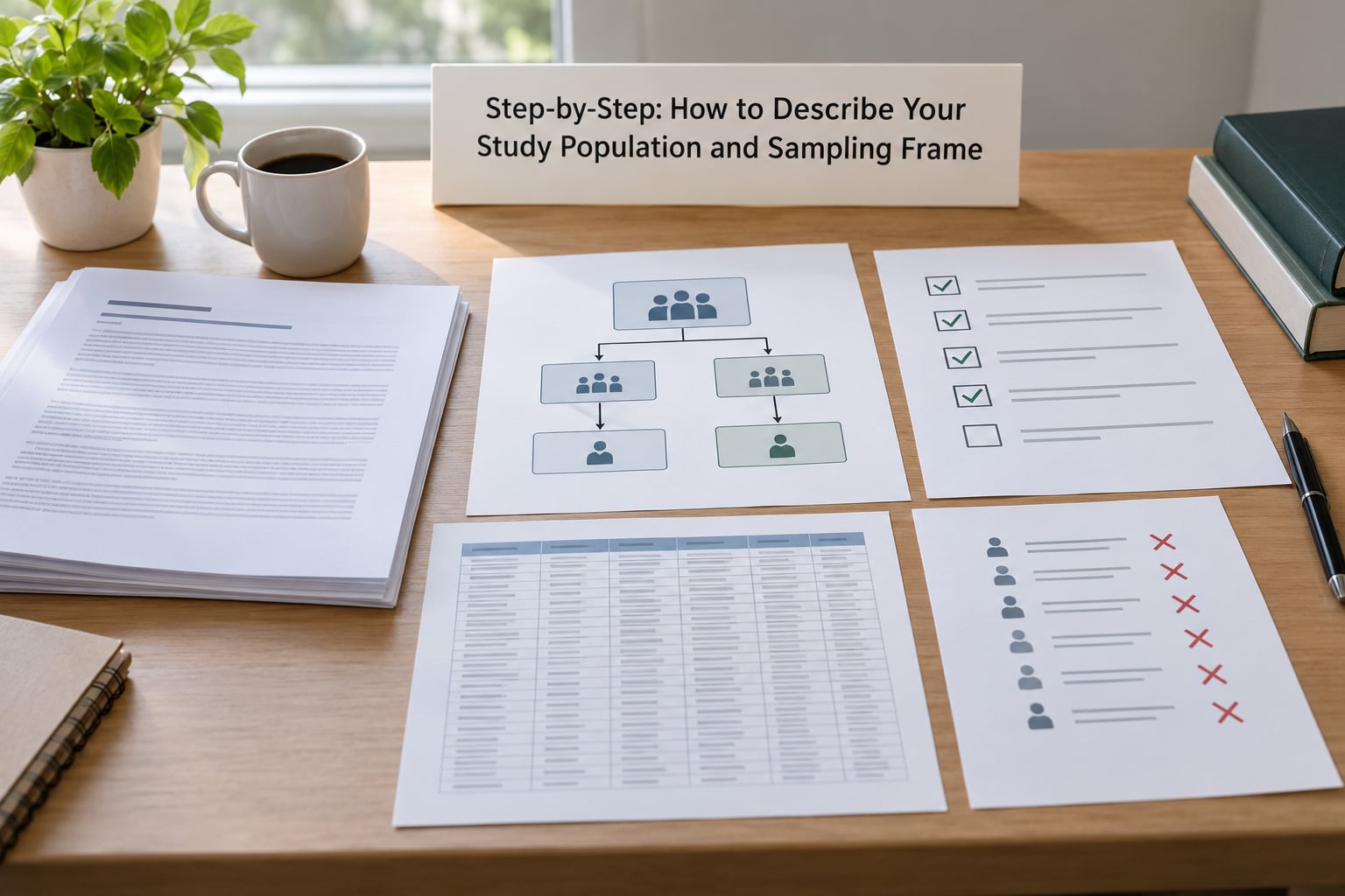 Step-by-Step: How to Describe Your Study Population and Sampling Frame