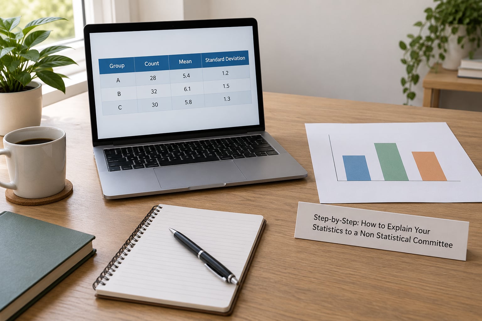 Step-by-Step: How to Explain Your Statistics to a Non Statistical Committee