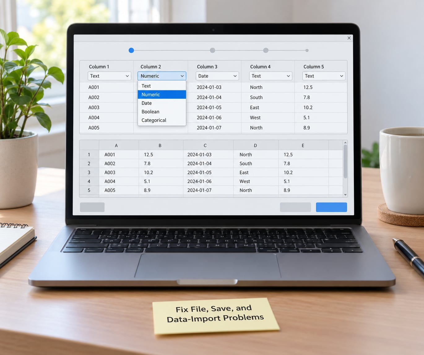 Fix File, Save, and Data-Import Problems