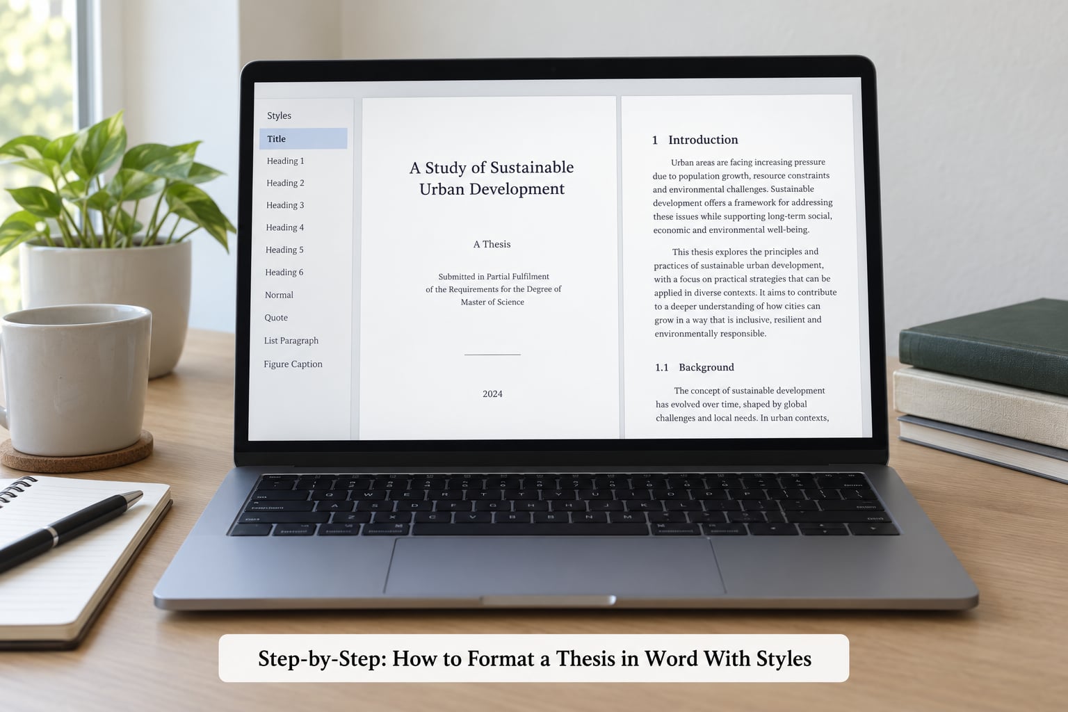 Step-by-Step: How to Format a Thesis in Word With Styles