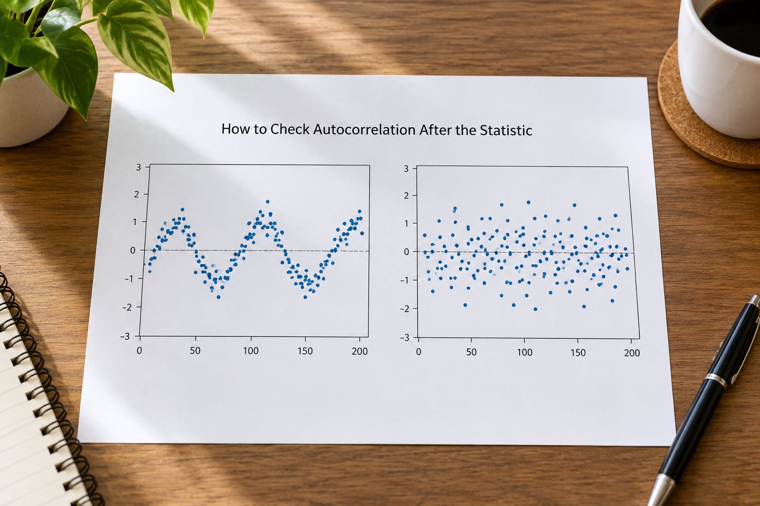 How to Check Autocorrelation After the Statistic