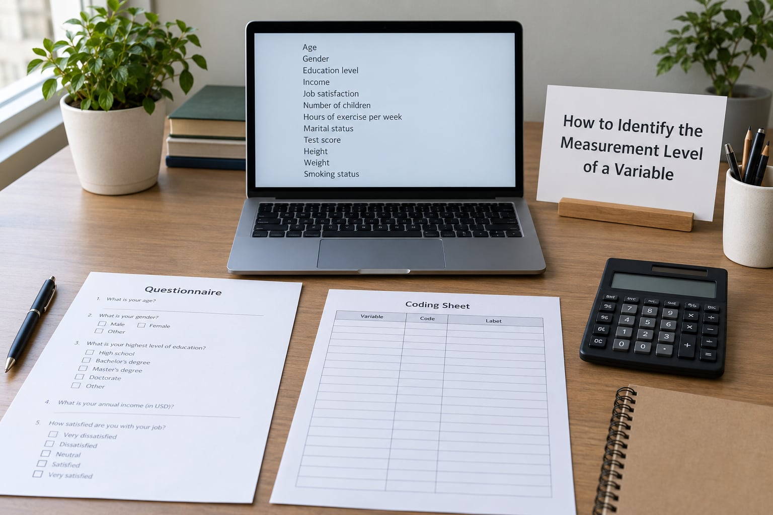 How to Identify the Measurement Level of a Variable