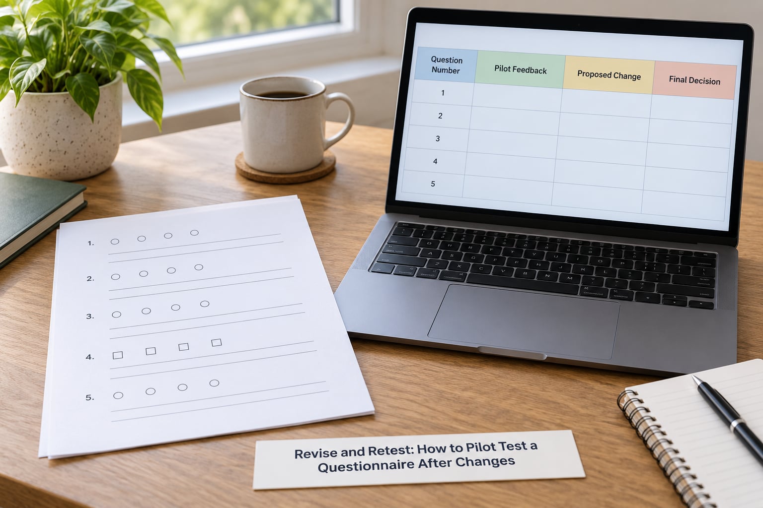 Revise and Retest: How to Pilot Test a Questionnaire After Changes