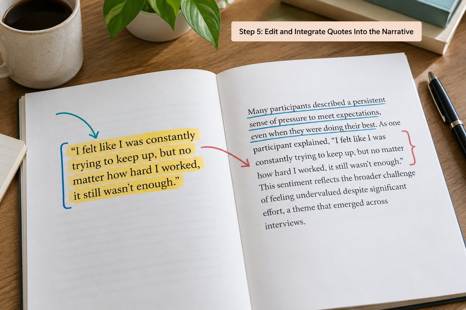 Step 5: Edit and Integrate Quotes Into the Narrative