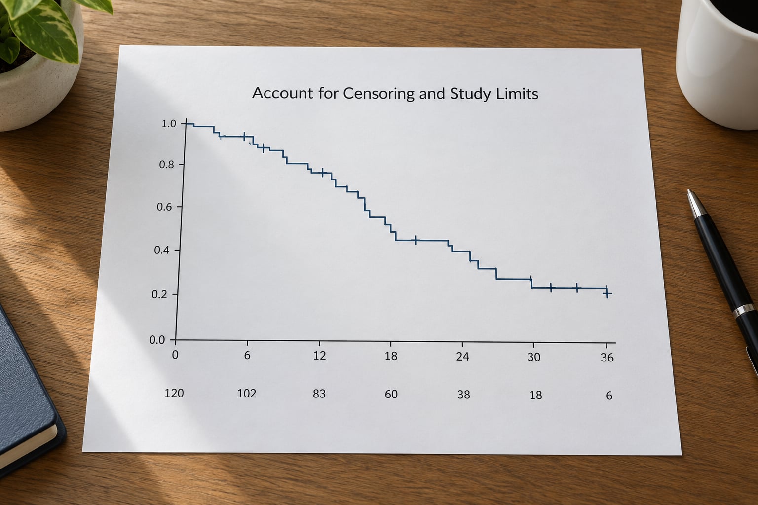 Account for Censoring and Study Limits