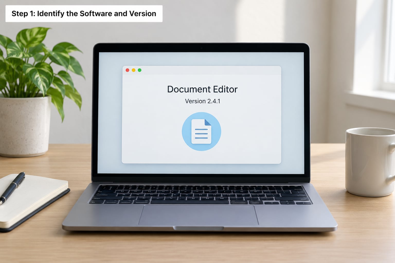 Step 1: Identify the Software and Version