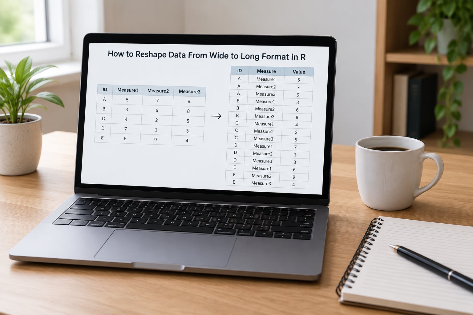How to Reshape Data From Wide to Long Format in R