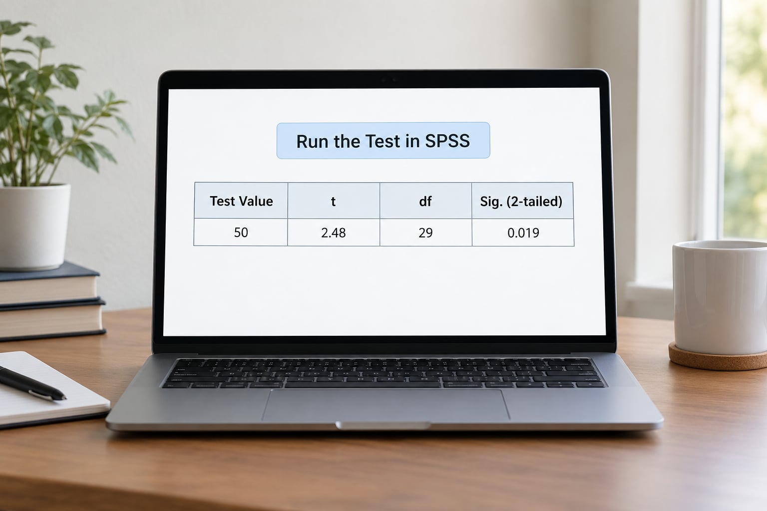 Run the Test in SPSS