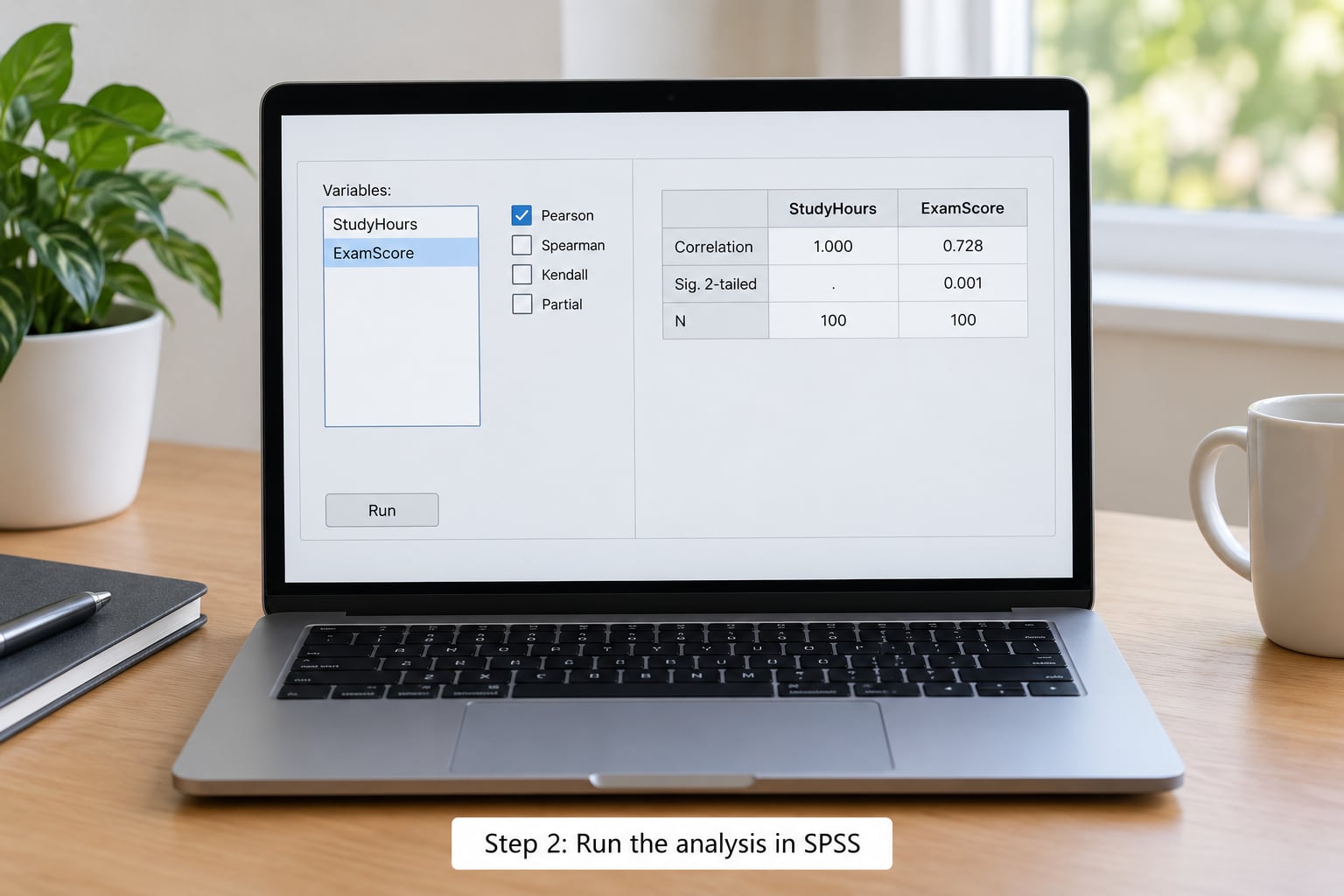 Step 2: Run the analysis in SPSS