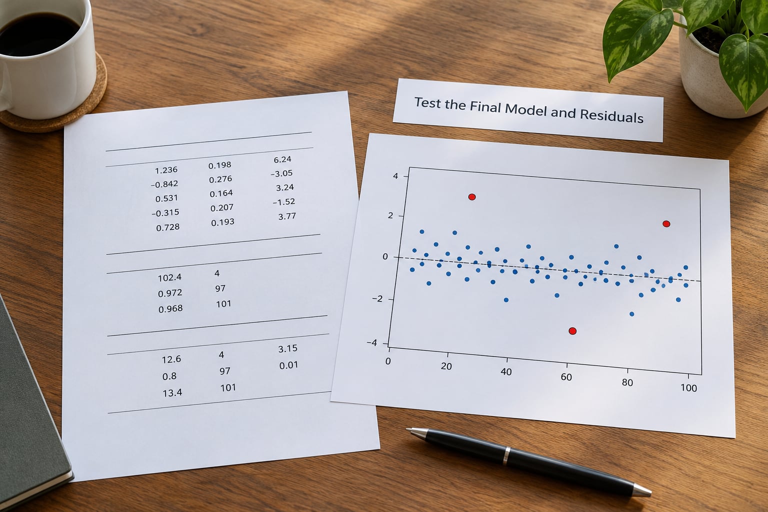 Test the Final Model and Residuals