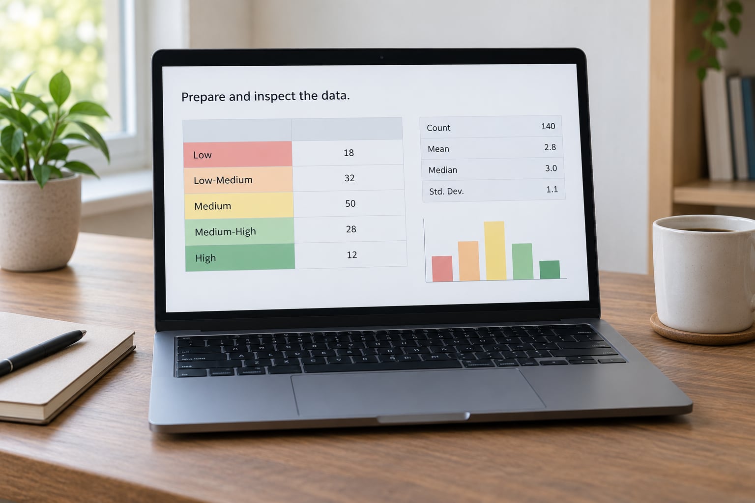 Prepare and inspect the data