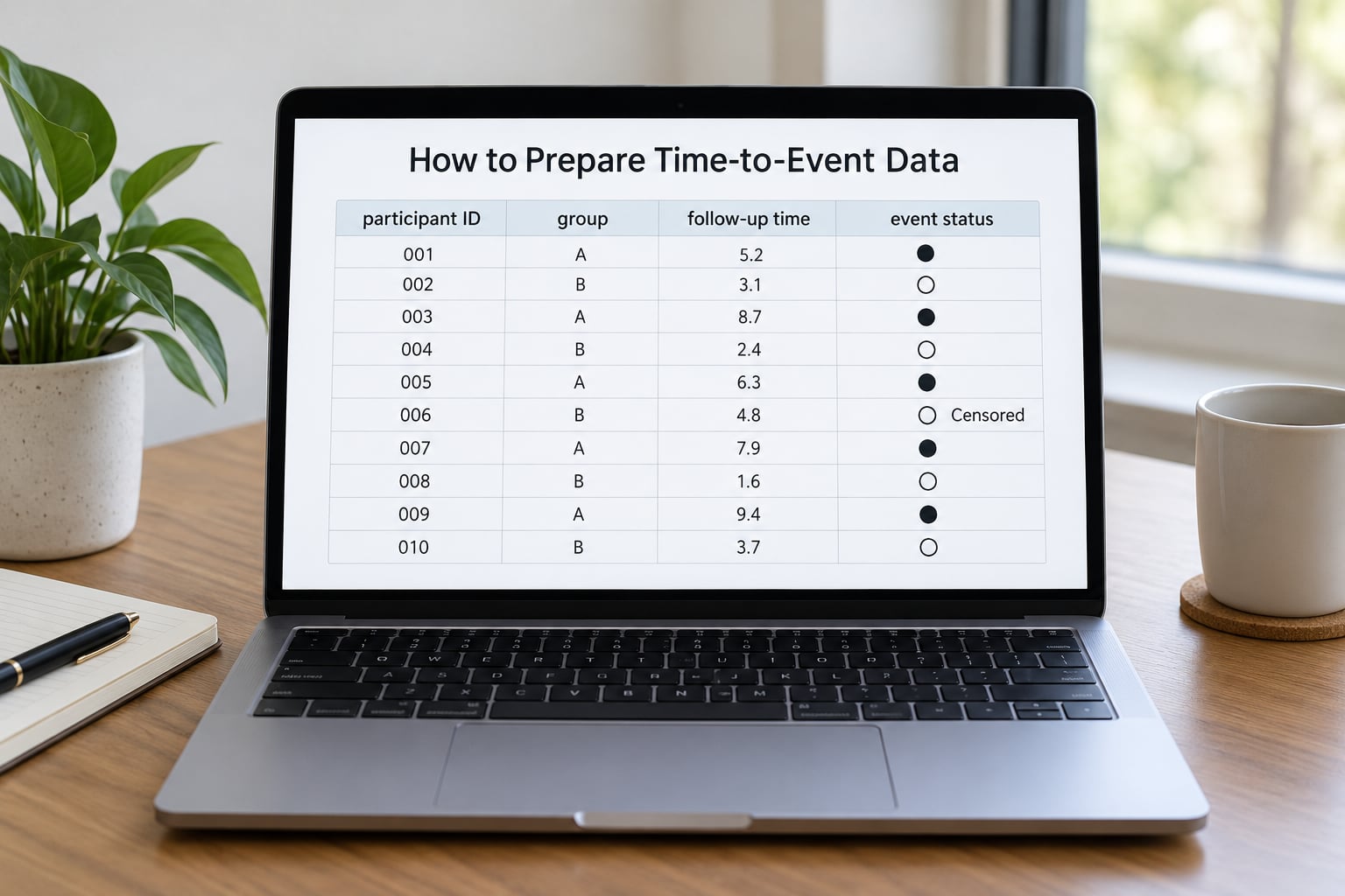 How to Prepare Time-to-Event Data