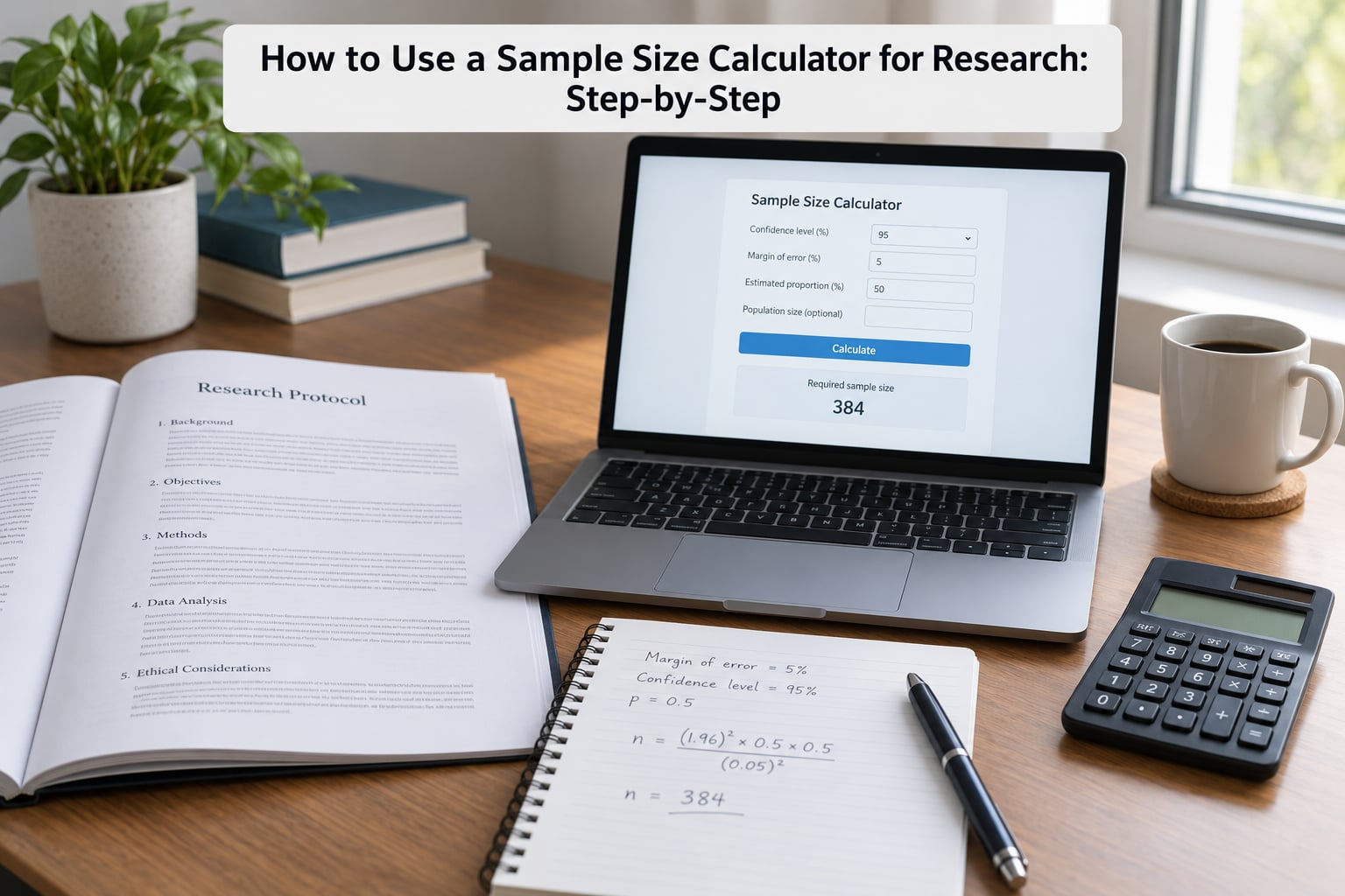 How to Use a Sample Size Calculator for Research: Step-by-Step