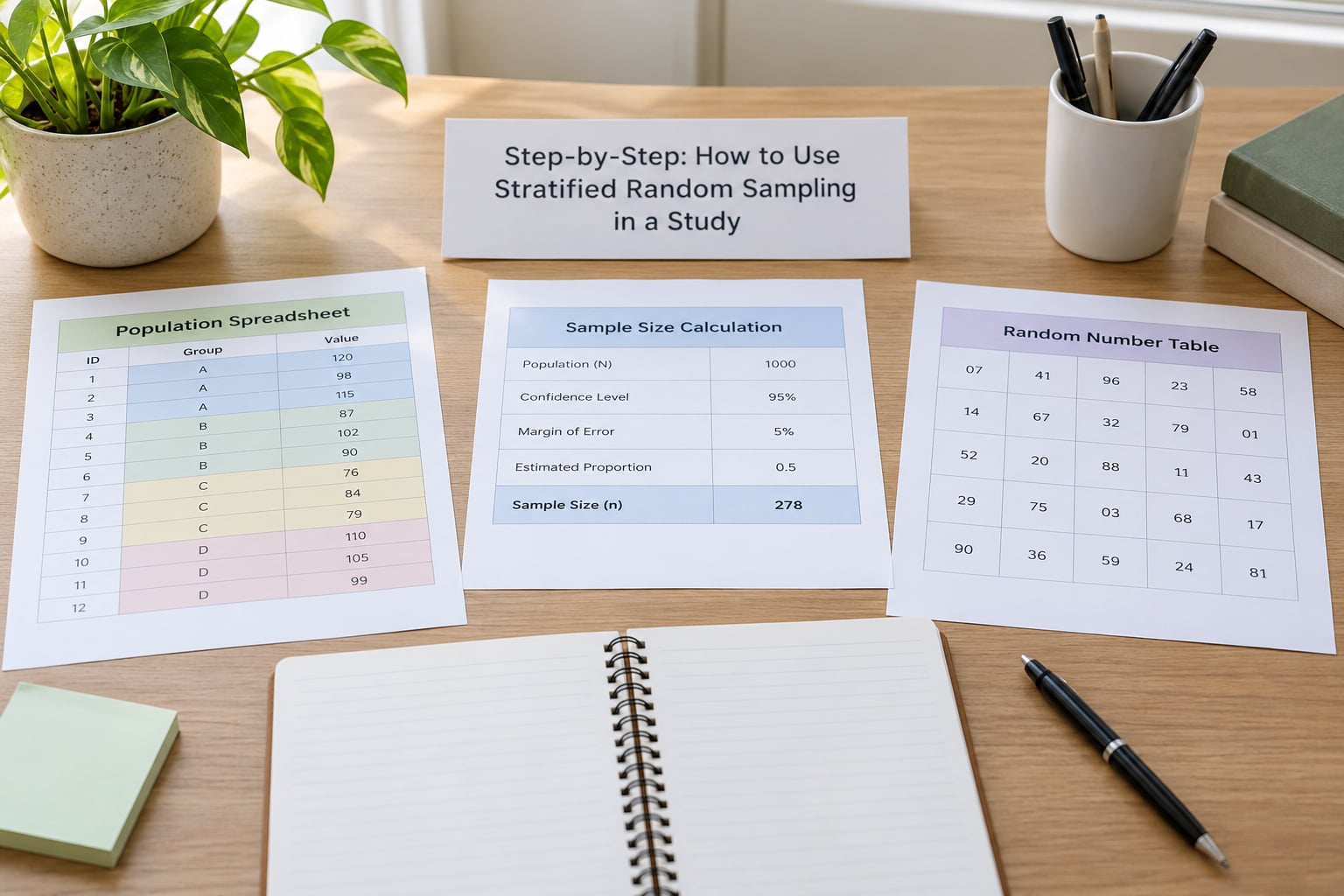 Step-by-Step: How to Use Stratified Random Sampling in a Study