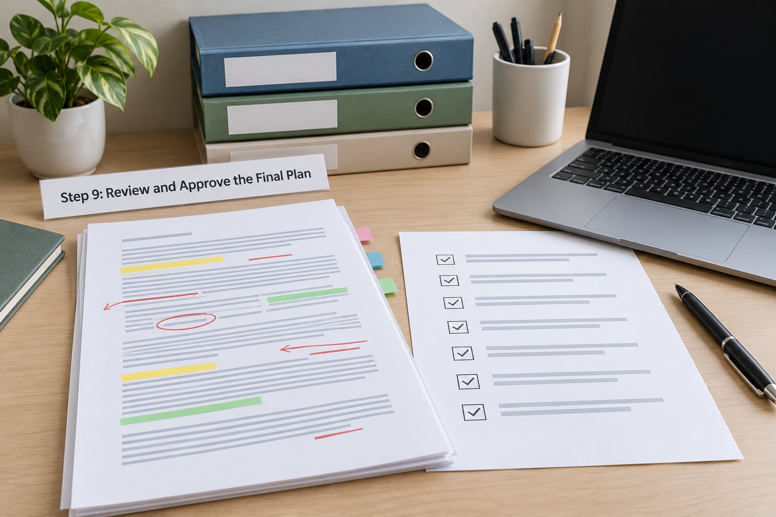 Step 9: Review and Approve the Final Plan