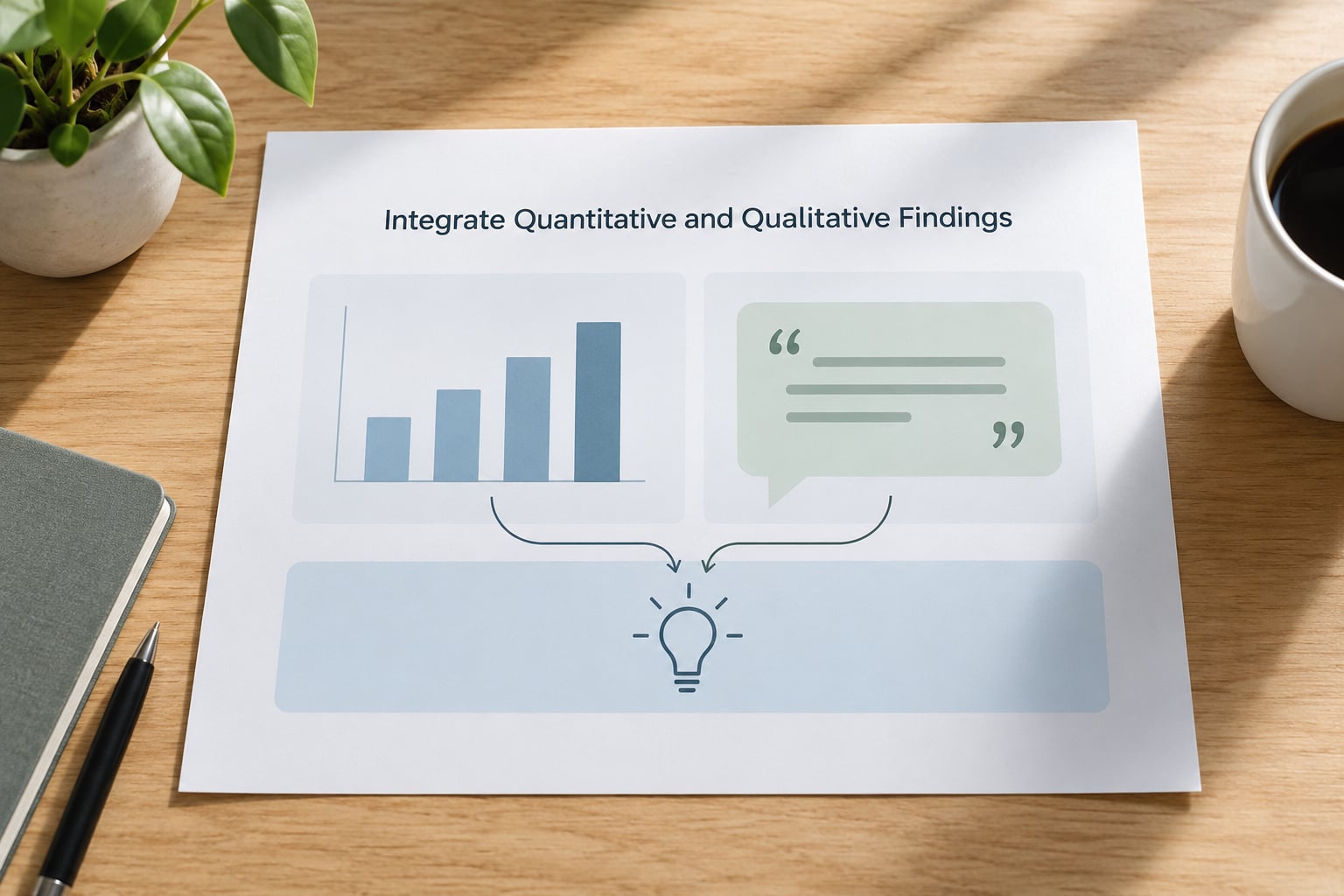 Integrate Quantitative and Qualitative Findings