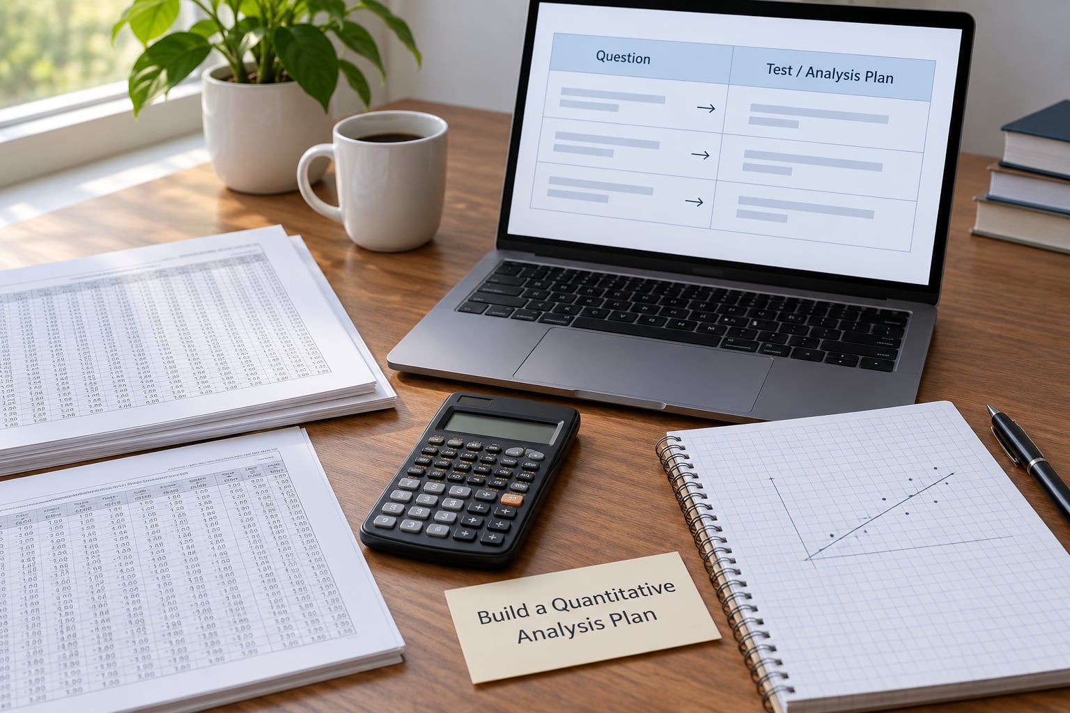 Build a Quantitative Analysis Plan