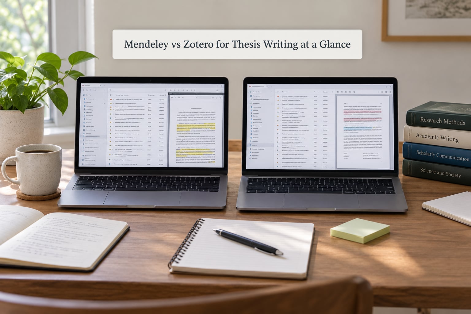 Mendeley vs Zotero for Thesis Writing at a Glance