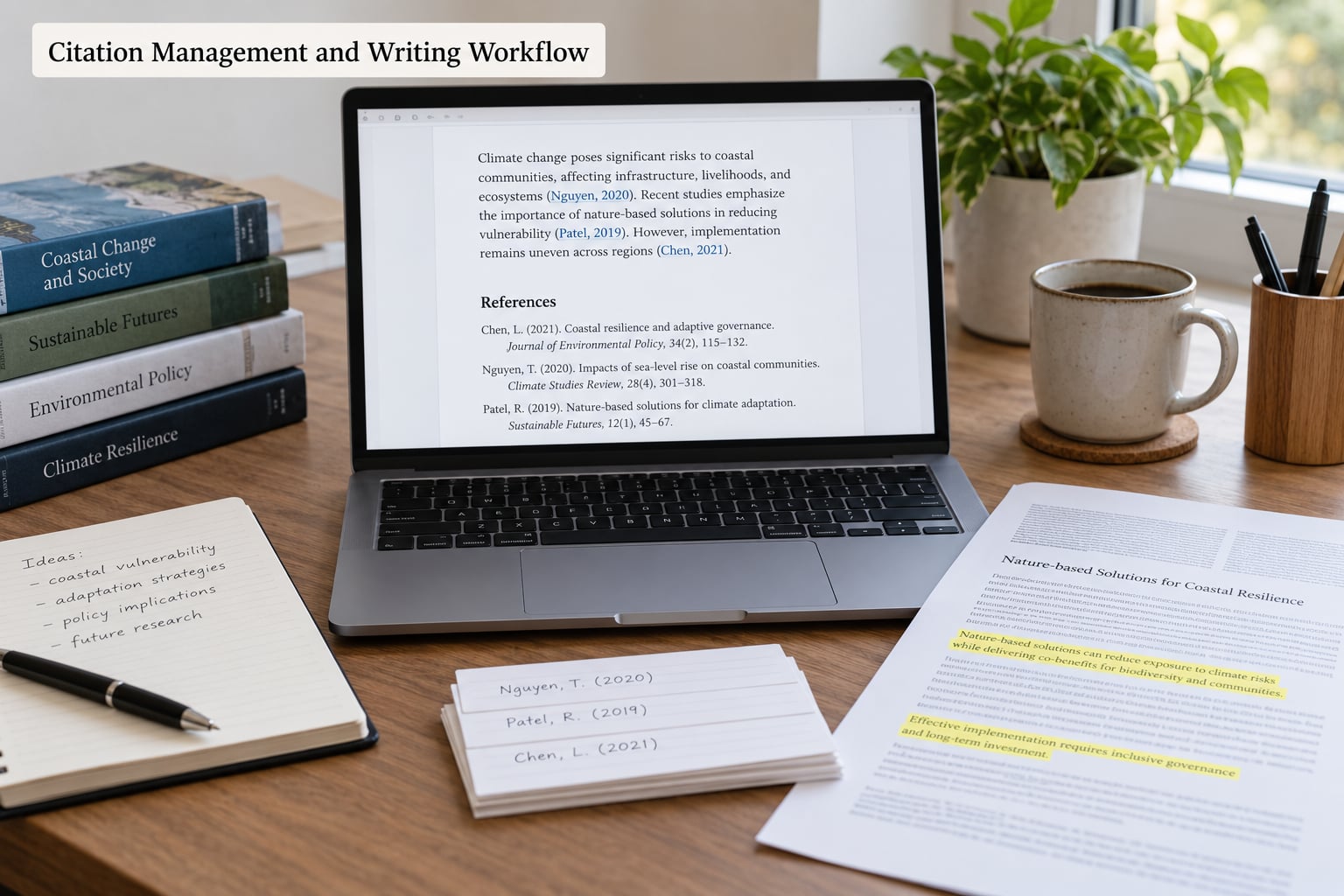 Citation Management and Writing Workflow