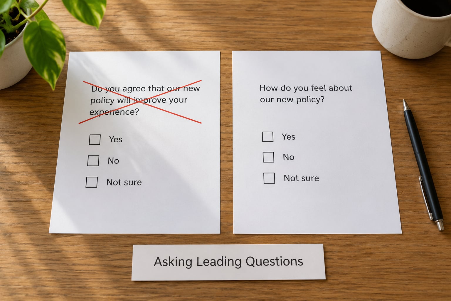 Asking Leading Questions