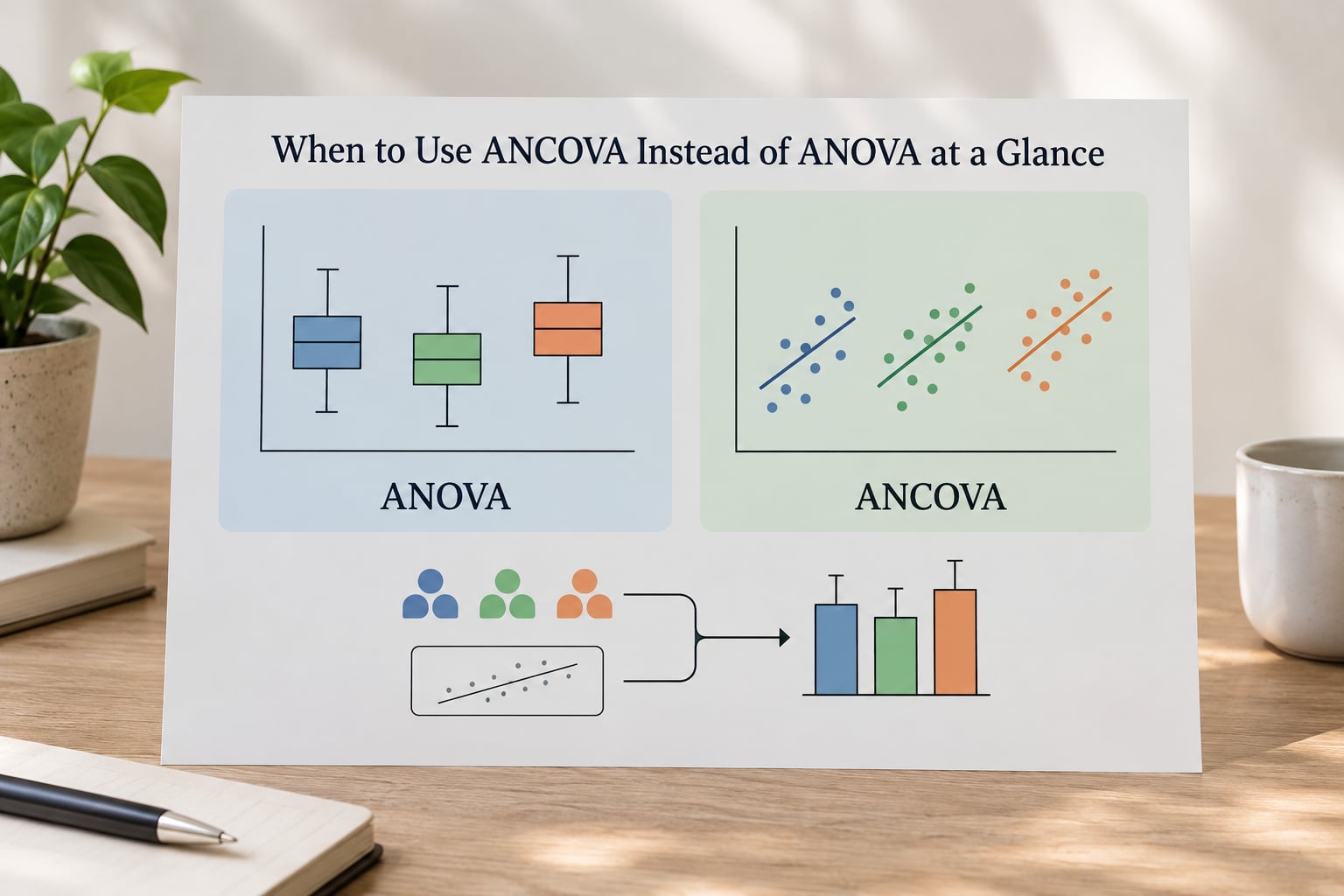When to Use ANCOVA Instead of ANOVA at a Glance