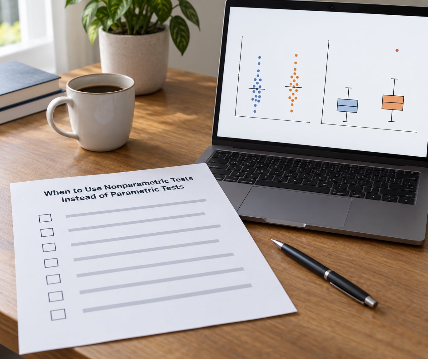 When to Use Nonparametric Tests Instead of Parametric Tests